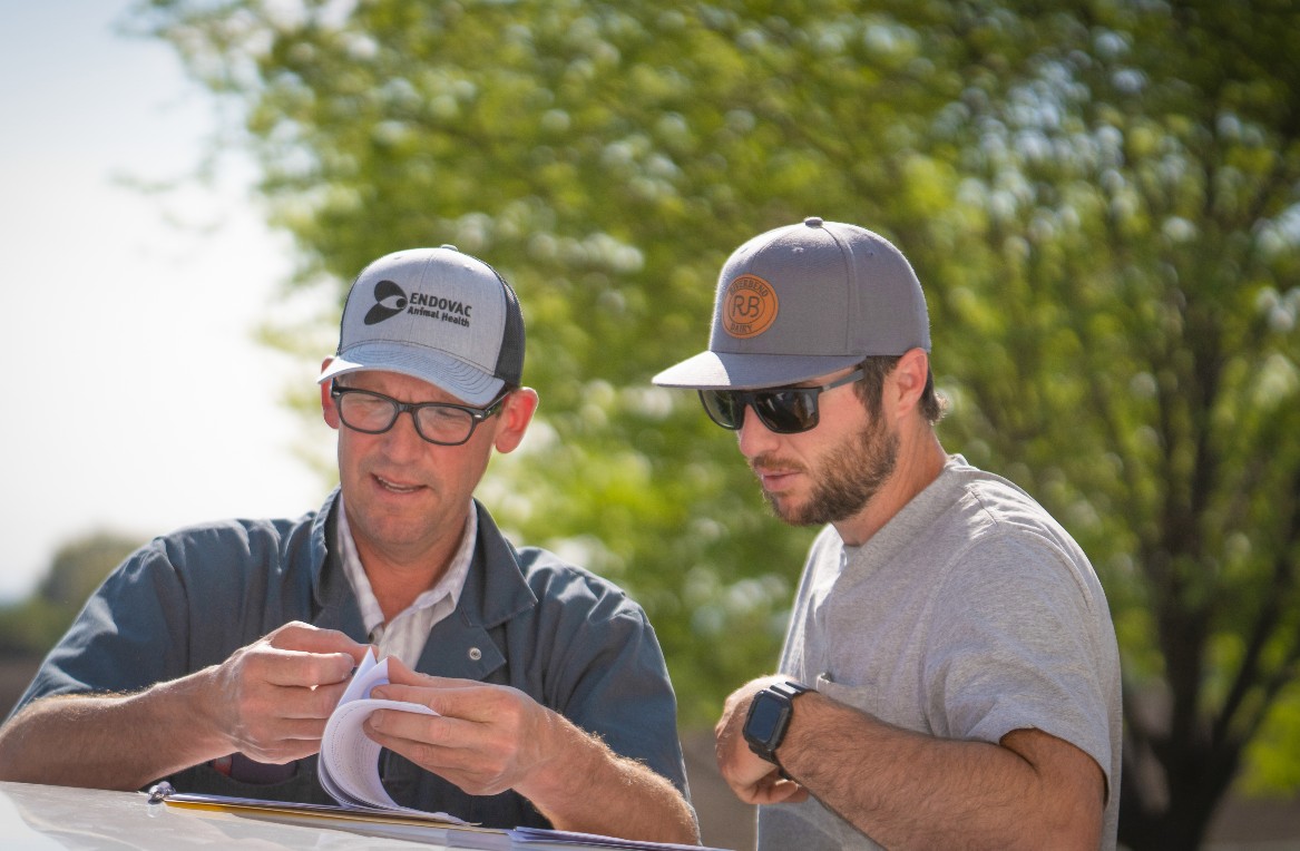 Jonathan Hess, DVM, Hess Veterinary Service West in Hagerman, Idaho with Endovac Animal Health